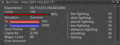 Signature for player Bot Exe
