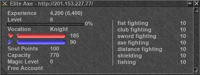 Signature for player Elite Axe