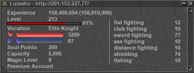 Signature for player Luisaho