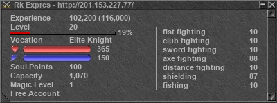 Signature for player Rk Expres